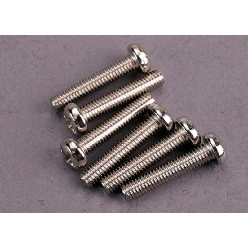 Traxxas 2563 – Screws 3x15mm roundhead machine (6)