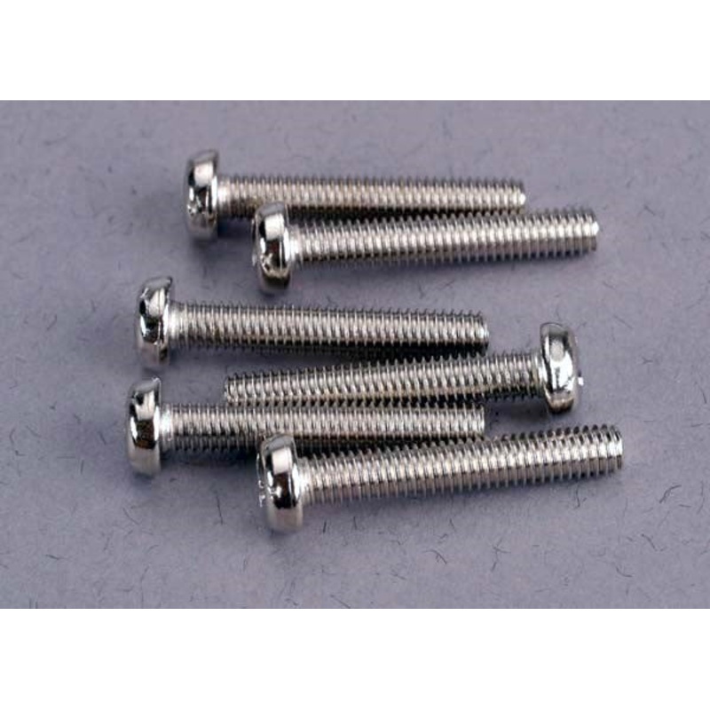 Traxxas 2565 – Screws 3X18Mm Roundhead Machine (6)