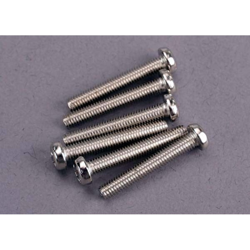 Traxxas 2566 – Screws 3X20Mm Roundhead Machine (6)