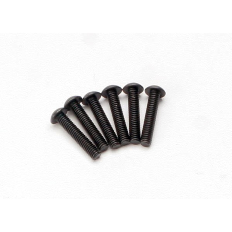 Traxxas 2589 – Screws 4x20mm button-head machine (hex drive) (6)