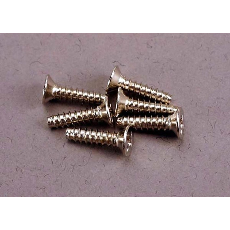 Traxxas 2648 – Screws 3X12Mm Countersunk Self-Tapping (6)