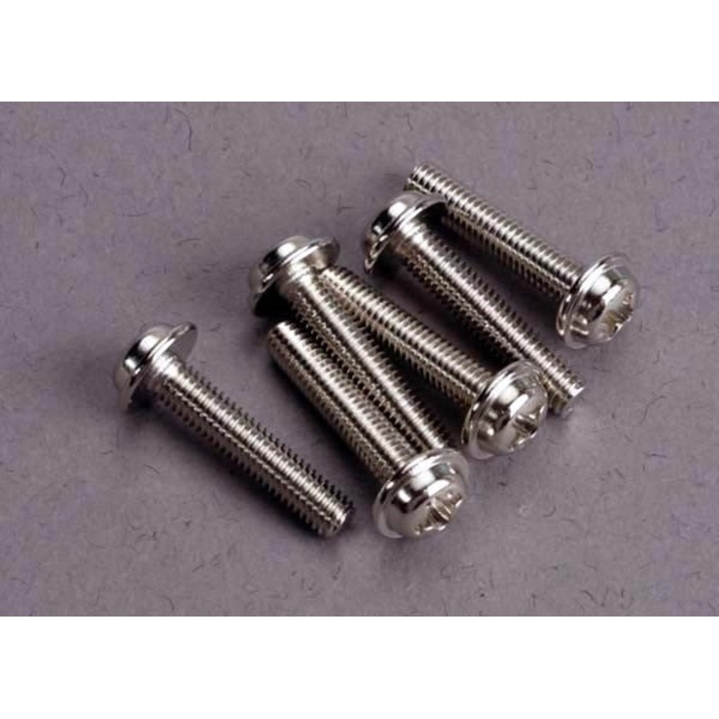 Traxxas 3187 – Screws 3x15mm washerhead machine (6)