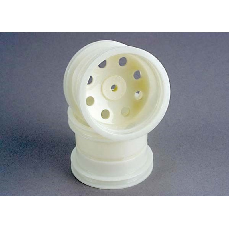 Traxxas 3675 – Wheels dyeable nylon 2.2 (front) (2)