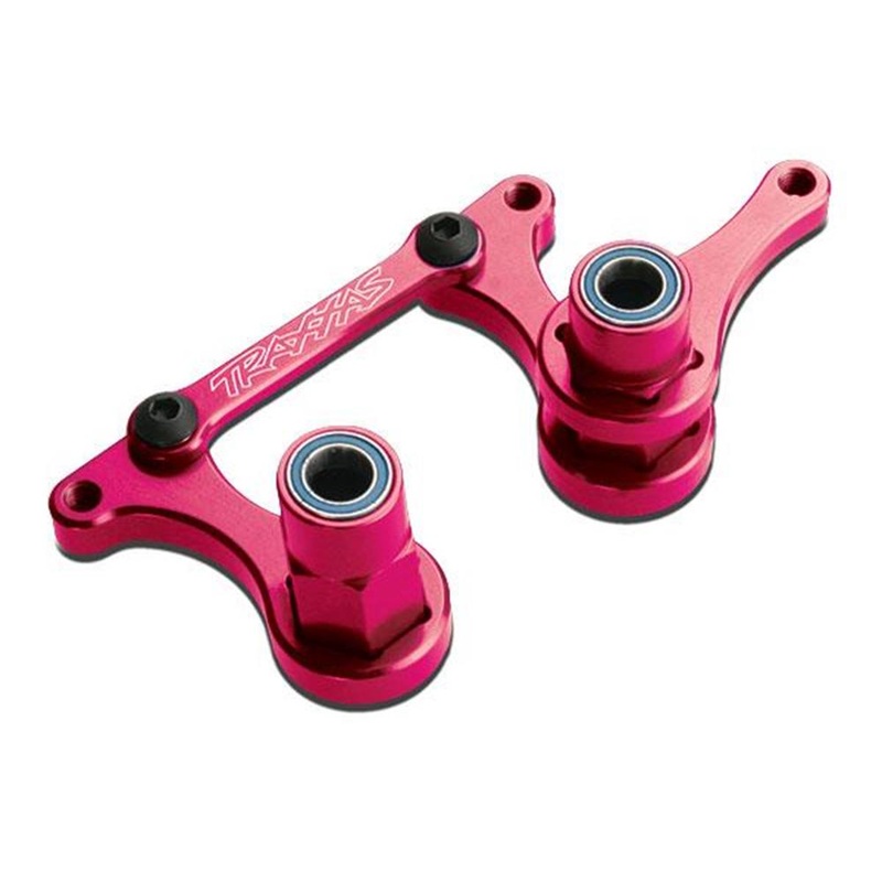 Traxxas 3743P – Steering Bellcranks Pink-Anodized Drag Link