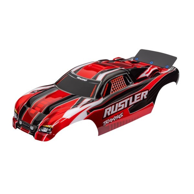 Traxxas 3750R RUSTLER BODY RED