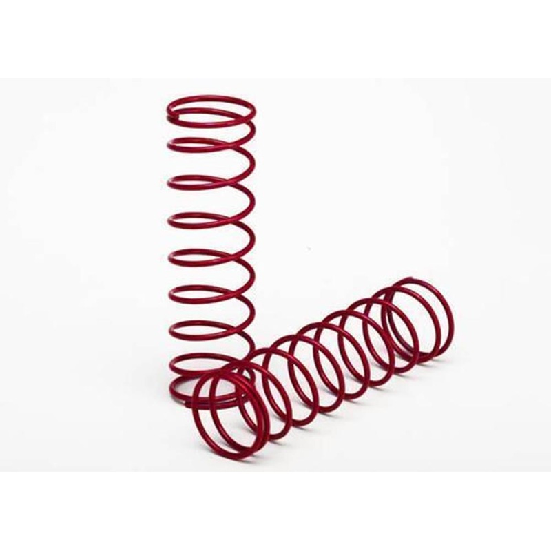 Traxxas 3758R – Springs Front (Red) (2)