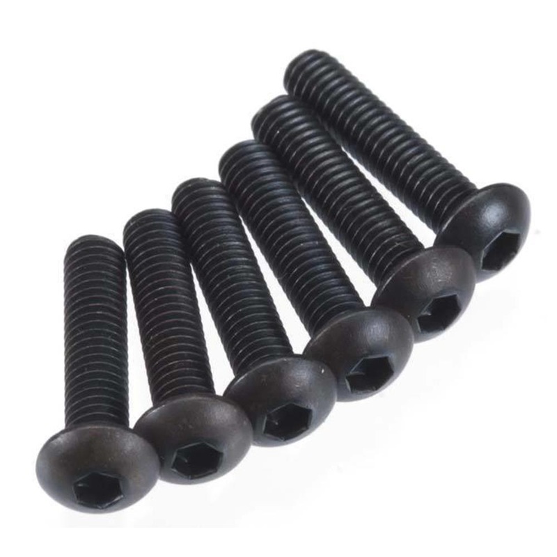 Traxxas 3929 – Screws 4x18mm button-head machine (hex drive) (6)