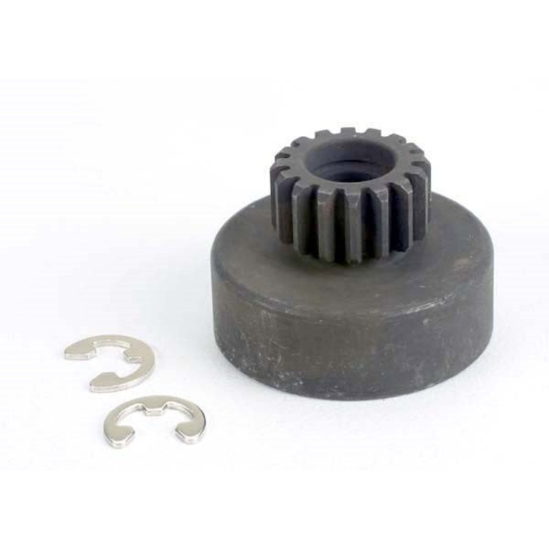 Traxxas 4116 – Clutch Bell (16-Tooth)/5X8X0.5Mm Fiber Washer (2)/ 5mm E-clip (requires #2728 – ball bearings 5x8x2.5mm (2)