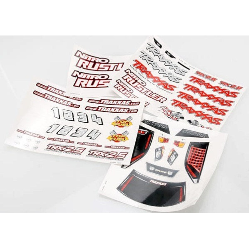 Traxxas 4413X – Decal Sheets Nitro Rustler