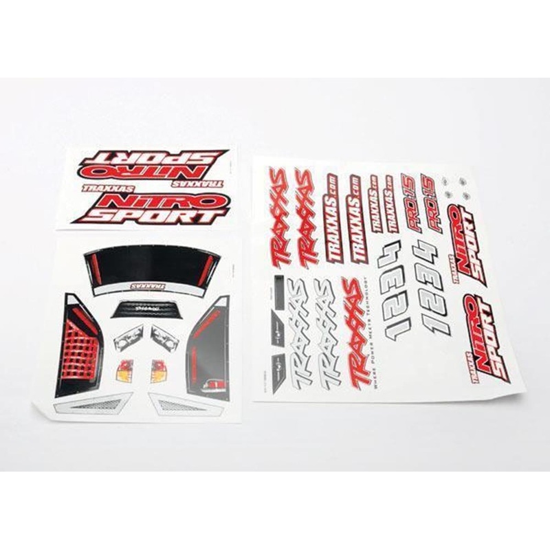 Traxxas 4513R – Decal Sheets Nitro Sport