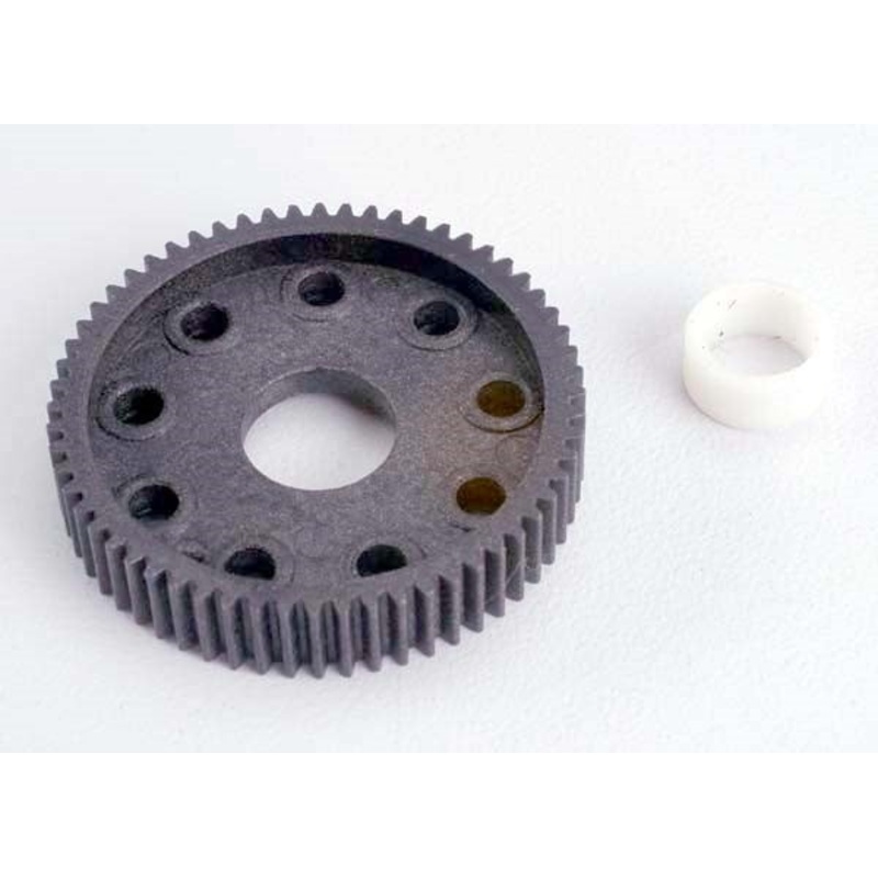 Traxxas 4660 – Differential gear (60-tooth)/PTFE-coated differential bushing
