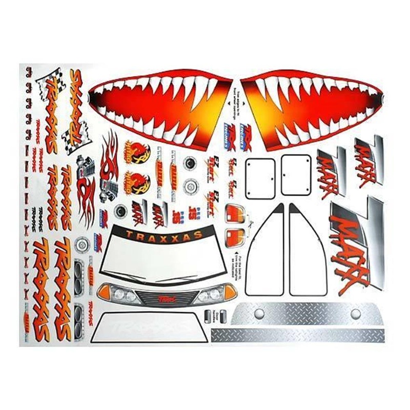 Traxxas 4913X – Decal Sheet Jaws (T-Maxx)