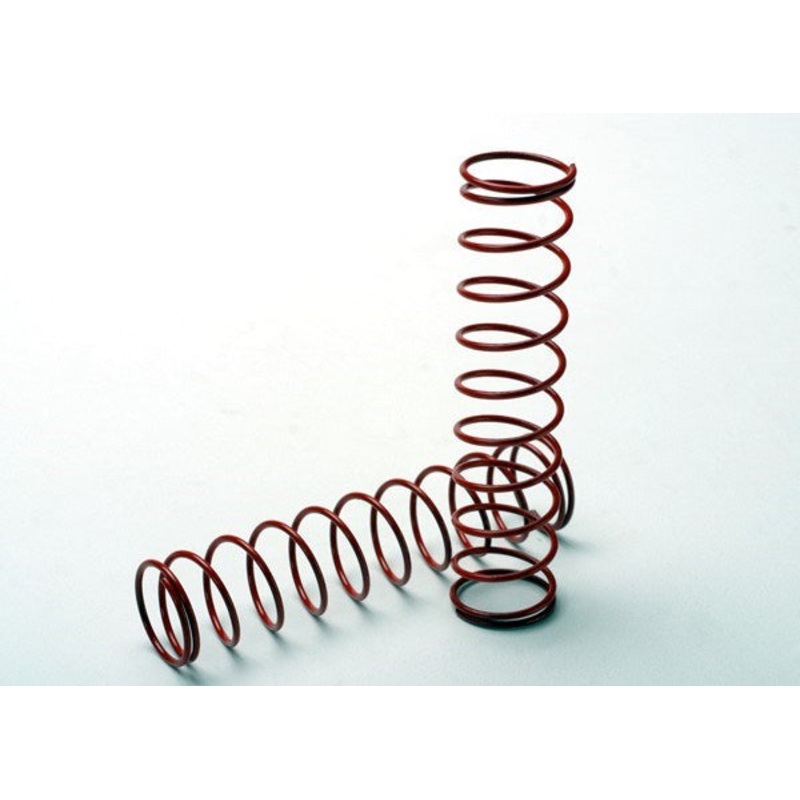Traxxas 4957 – Springs red (for Ultra Shocks only) (2.5 rate) (f/r) (2)