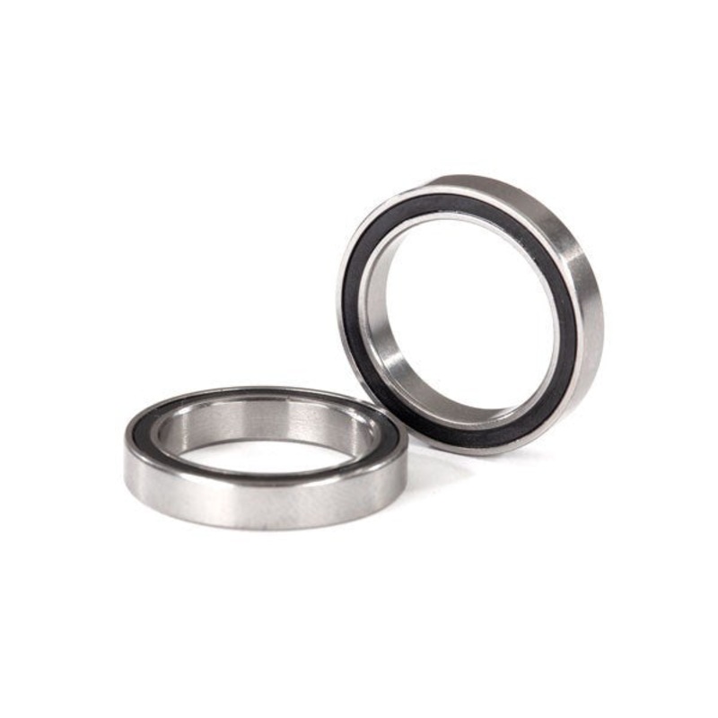Traxxas 5098A Ball bearings black rubber sealed (17x23x4mm) (2)