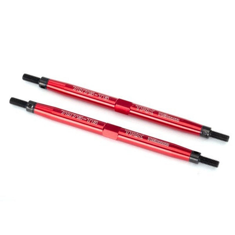 Traxxas 5141R – Toe links T-Maxx / E-Maxx (TUBES red-anodized 7075-T6 aluminum)