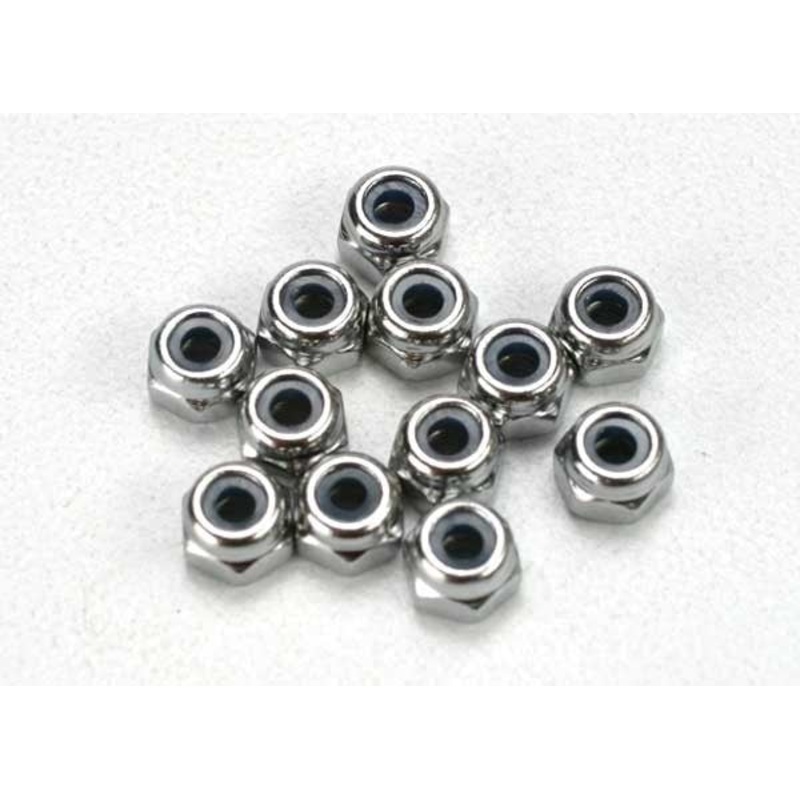 Traxxas 5158 – Nuts 2.5mm nylon locking (12)