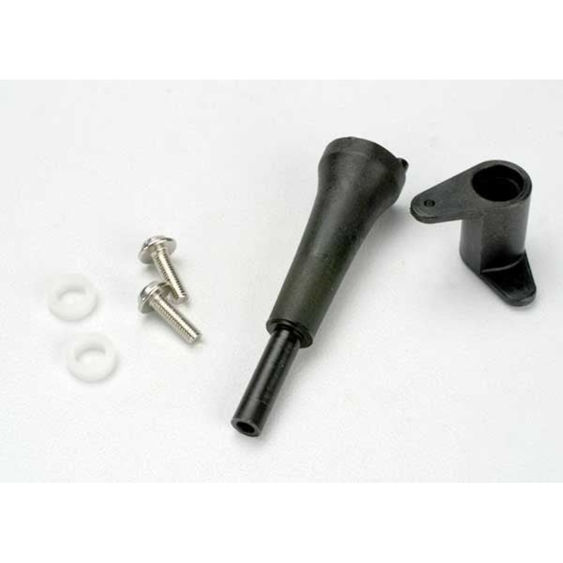 Traxxas 5167 – Slide carb linkage bellcrank post/ 5x8x2.5 plastic bushing (2)/ bellcrank/ 5x8x0.5 fiber washer (2)/ 3×10 WM