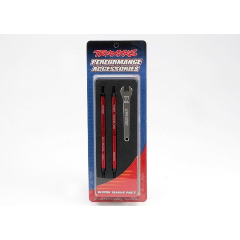 Traxxas 5338R – Toe links Revo (TUBES red-anodized 7075-T6 aluminum)
