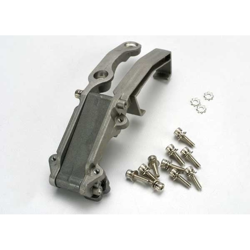 Traxxas 5360 – Engine mount (complete assembly)/ 3x28mm CS with washers (2)/ 3×10 CS with washers (10)