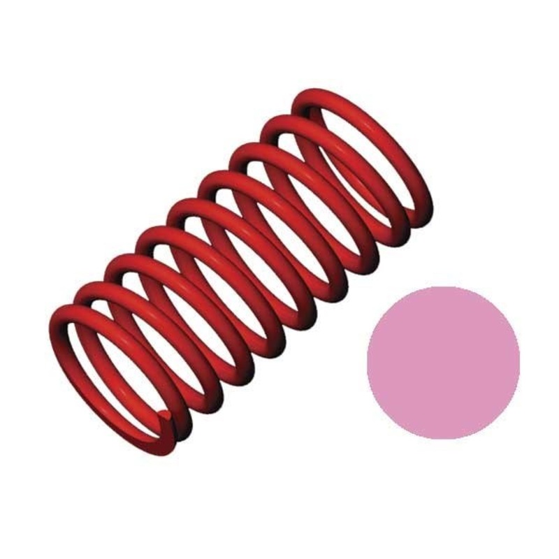 Traxxas 5443 – Spring Shock Red (GTR) (5.4 Rate Pink) (1 Pair)