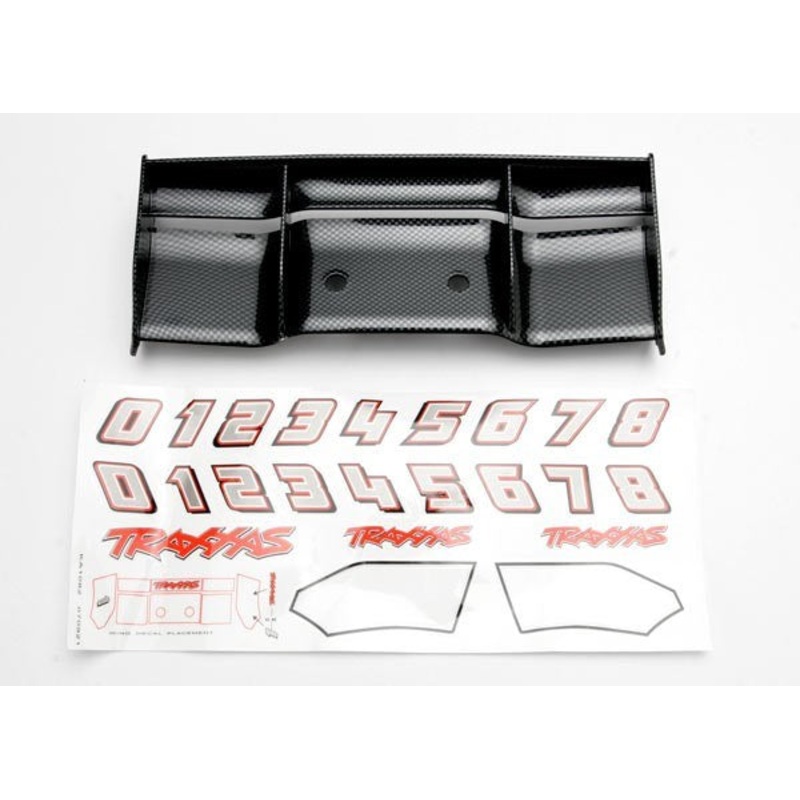 Traxxas 5446G – Wing Revo (Exo-Carbon Finish)/ Decal Sheet