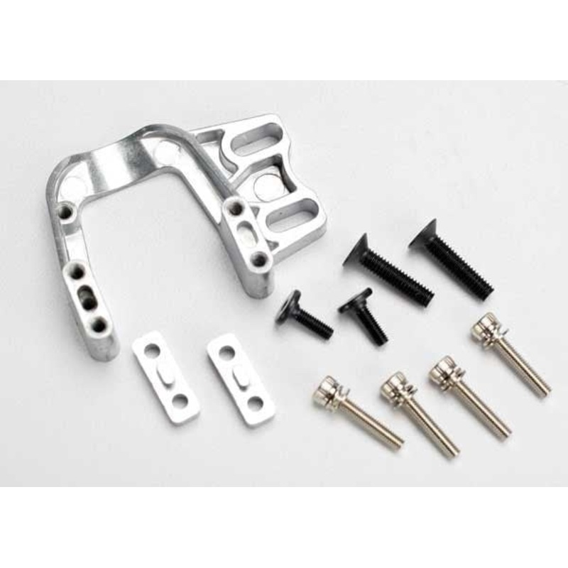 Traxxas 5560 – Engine Mount/ Engine Mount Spacers (2)/ 3X15 Cs With Washers (4)/ 4×18 BCS (2)/ flat-head engine mount screws 3×10 (2)