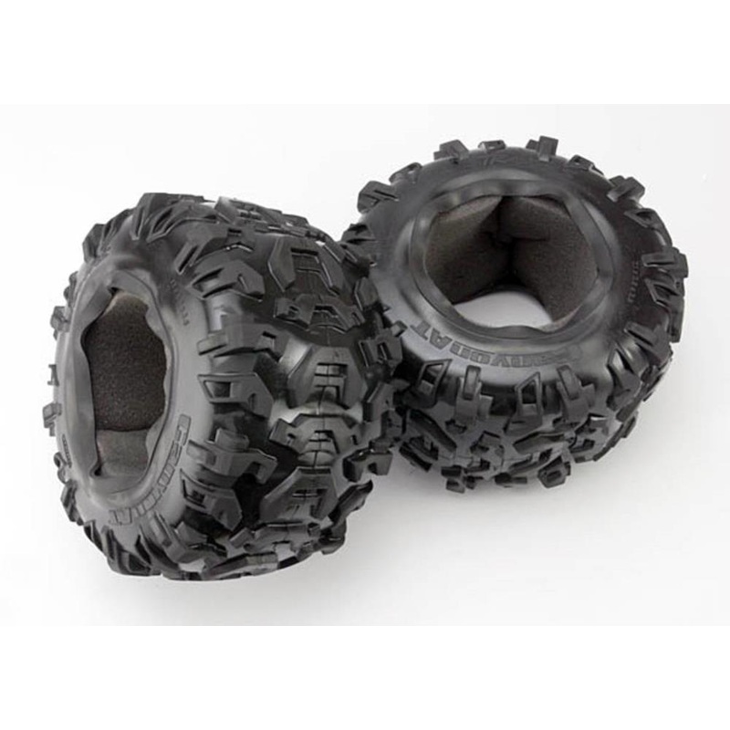 Traxxas 5670 – Tires Canyon At 3.8 (2)/ Foam Inserts (2)