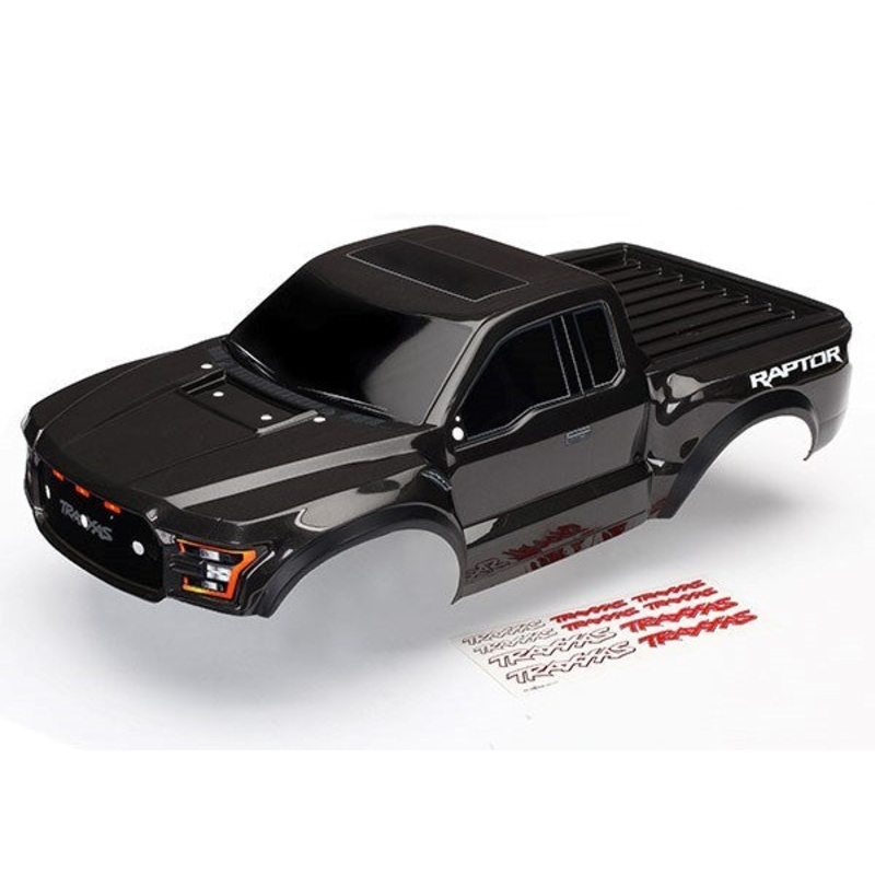 Traxxas 5826A – Body 2017 Ford Raptor Black (Heavy Duty)/ Decals