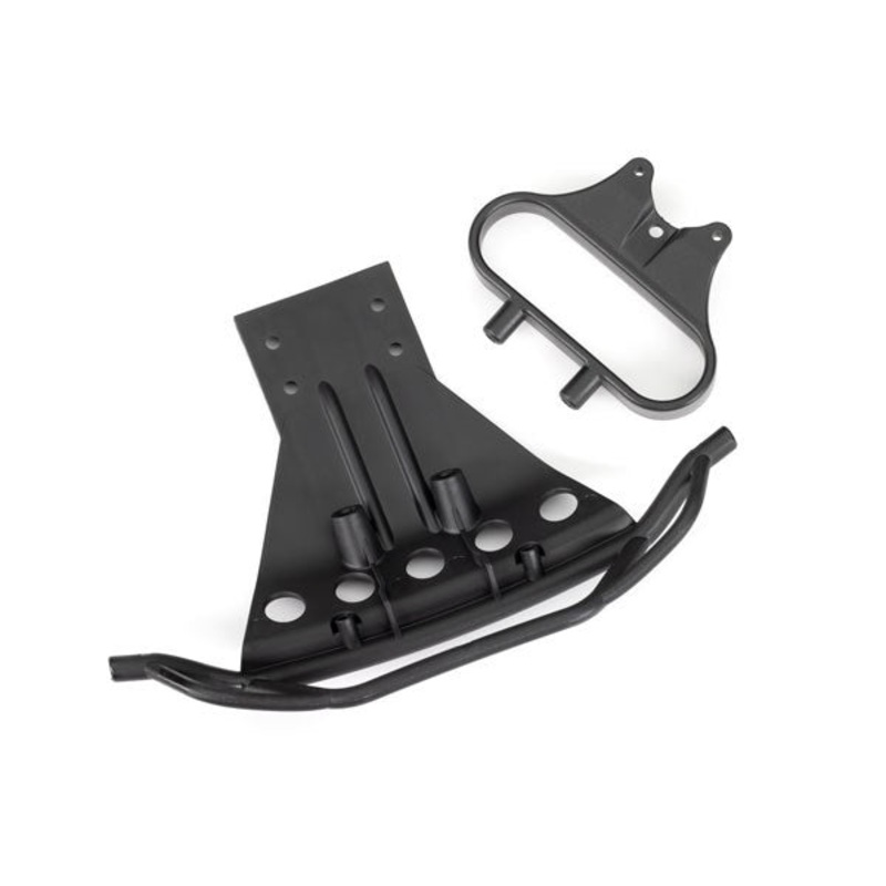 Traxxas 5835X BUMPER FRONT MNT/LENS LED BLK