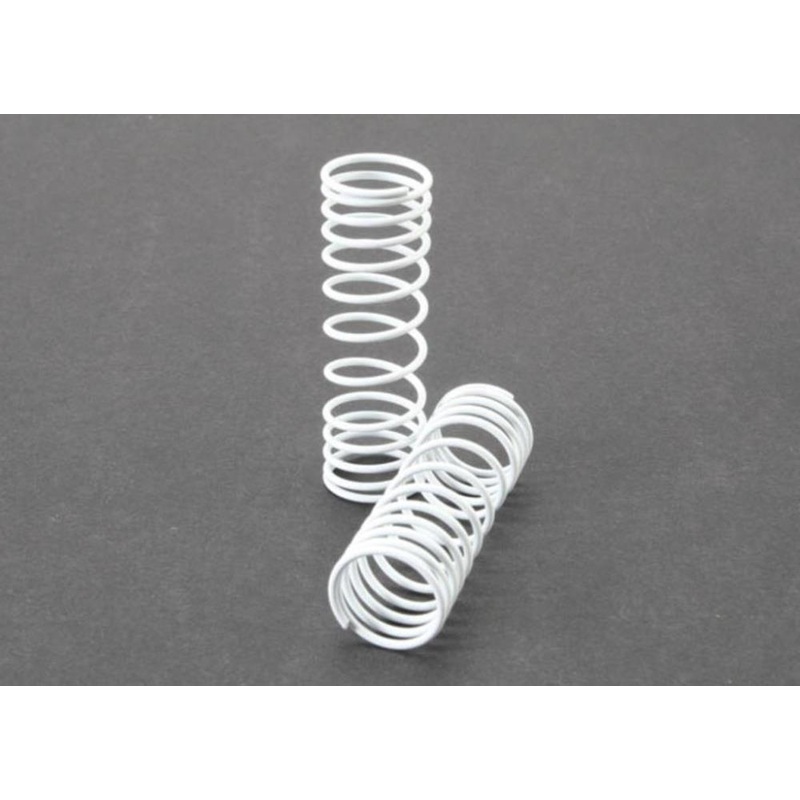 Traxxas 5857 – Springs Front (White) (Progressive Rate) (2)