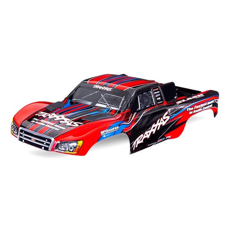 Traxxas 5924-RED BODY SLASH 2WD RED CLIPLESS