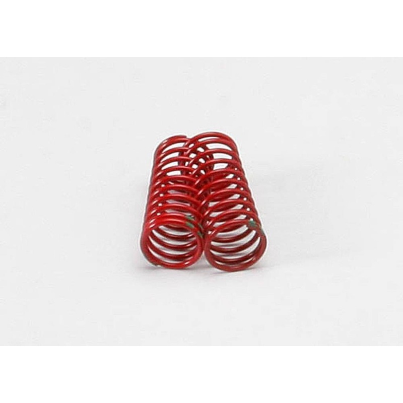 Traxxas 5940 – Spring Shock (Red) (GTR) (1.8 Rate Double Green Stripe) (1 Pair)