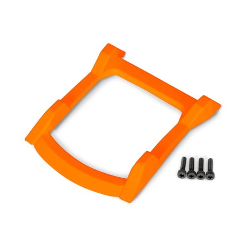Traxxas 6728T Skid plate roof (body) (orange)/ 3×12 CS (4)