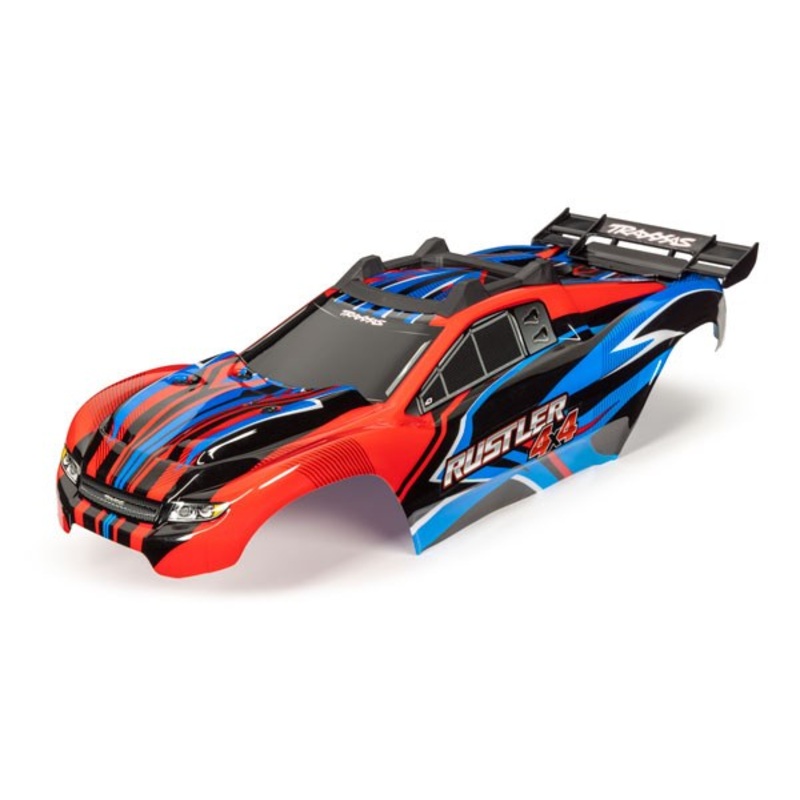 Traxxas 6734R RUSTLER 4X4 VXL BODY RED