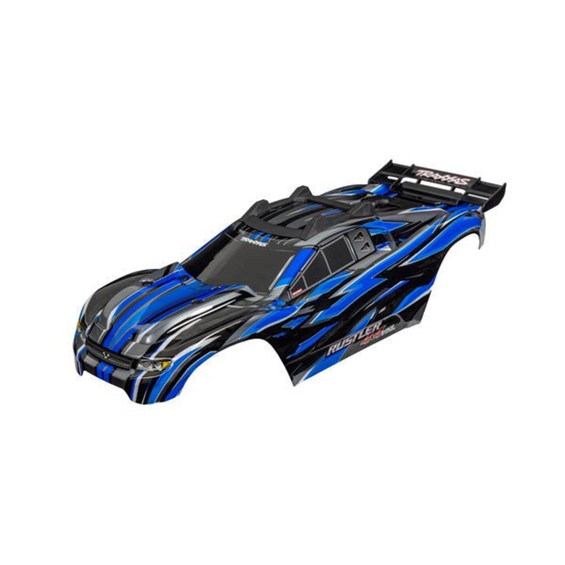 Traxxas 6785-BLUE Body Rustler 4X4 Vxl Blue
