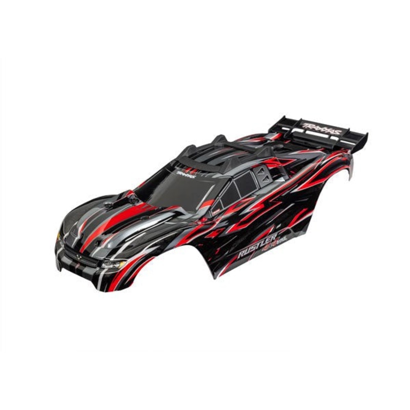 Traxxas 6785-RED Body Rustler 4X4 Vxl Red