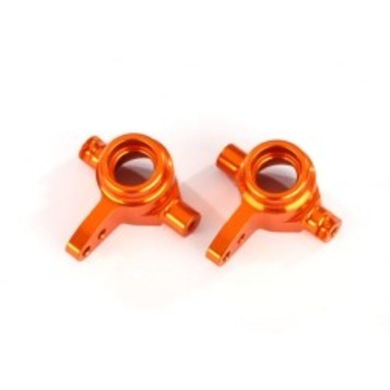 Traxxas 6837A STEERING BLOCKS ALUM ORANGE