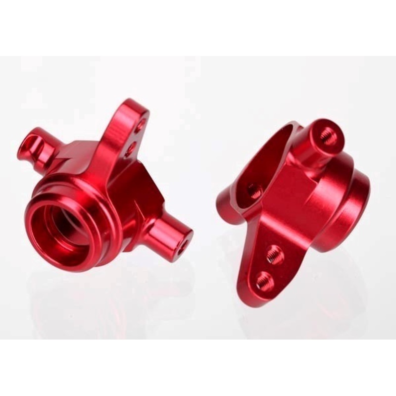 Traxxas 6837R – Steering Blocks 6061-T6 Aluminum Left & Right (Red-An