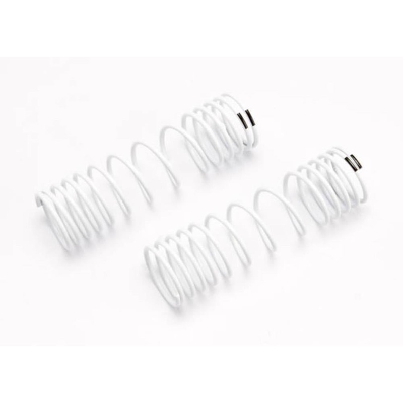 Traxxas 6858 – Springs rear (white) (progressive rate) (2)