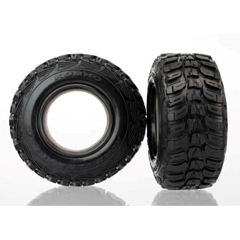 Traxxas 6870R – Tires Kumho ultra-soft (S1 off-road racing compound) (dual profile 4.3×1.7- 2.2/3.0) (2)/ foam inserts (2)
