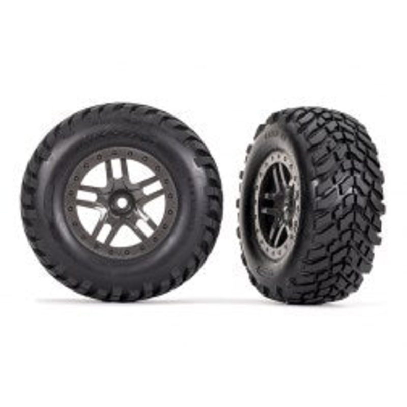 Traxxas 6964 T&W GRAY SS WHL/OFFROAD TSM