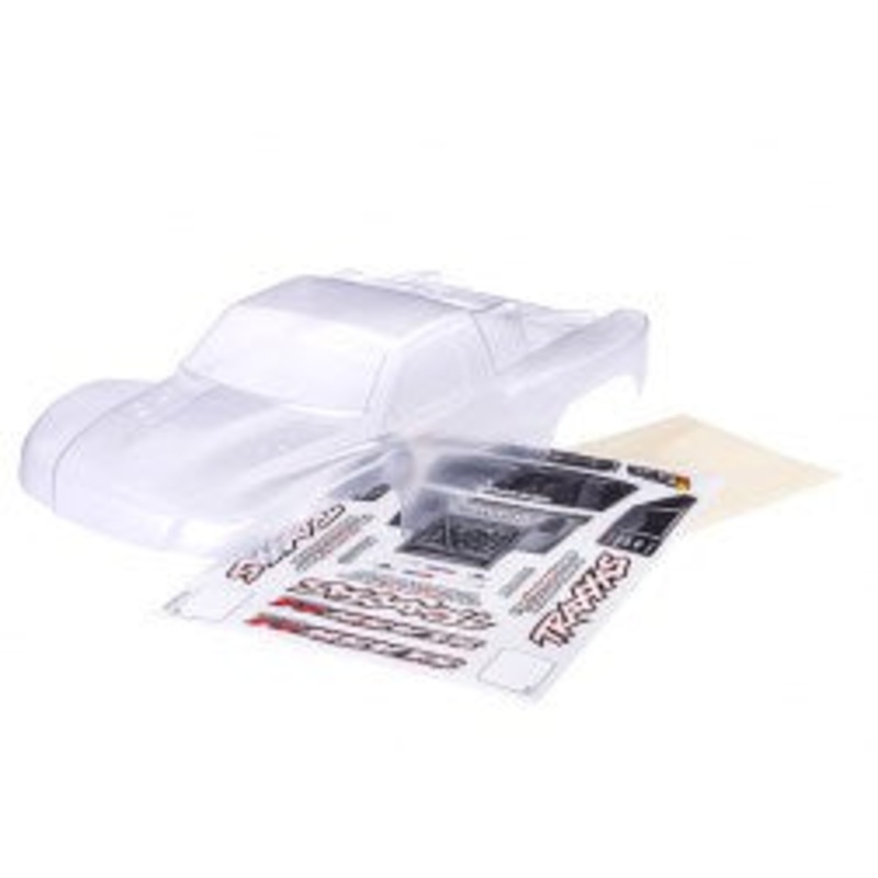 Traxxas 6965 BODY SLASH 4X4 CLEAR/DECALS
