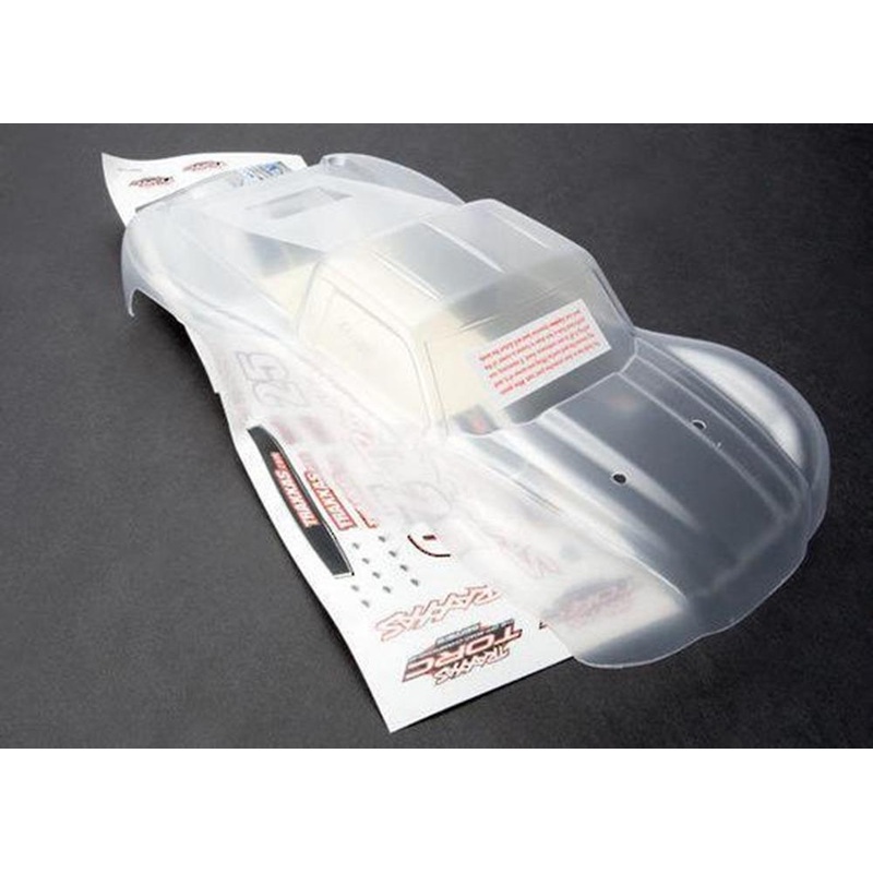 Traxxas 7012R – Body 1/16Th Slash (Clear Requires Painting)/Grill Lights Decal Sheet