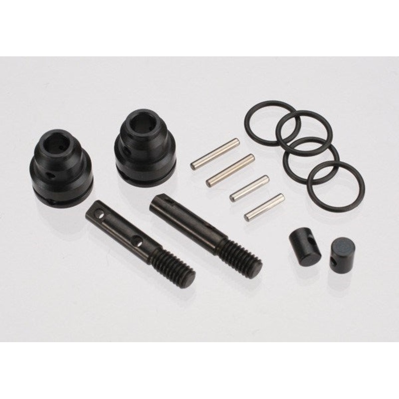 Traxxas 7055 – Rebuild kit steel constant-velocity driveshafts (includes pins o-rings stub axles for driveshafts assemblies)