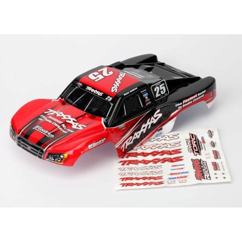 Traxxas 7084R – Body Mark Jenkins #25 1/16 Slash (Painted Decals Applied)