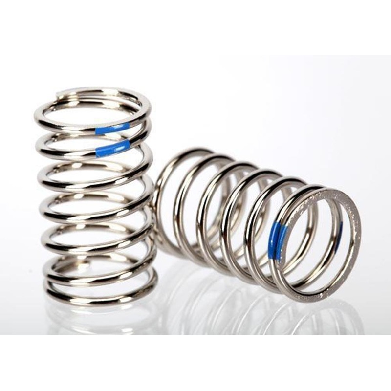 Traxxas 7245A – Spring Shock (Nickel Finish) (GTR) (2.925 Rate Blue) (1 Pair)