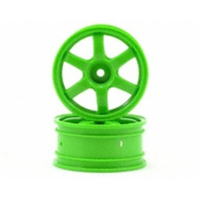 Traxxas 7374A – Wheels Volk Racing TE37 (green) (2)