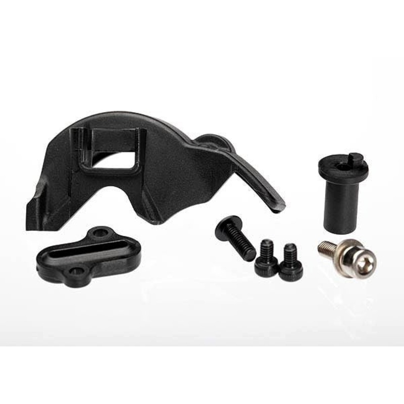 Traxxas 7379R – Cover gear/motor plate access cover/ motor mount hinge post (for 550 motors)