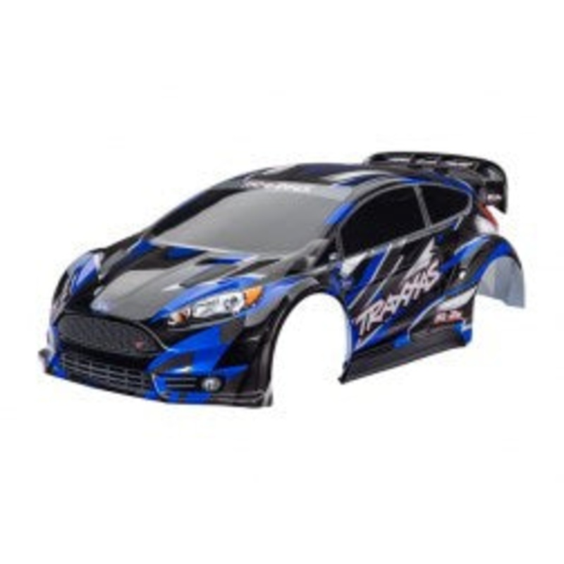 Traxxas 7418-BLUE BODY FORD FIESTA ST RALLY BL BLUE