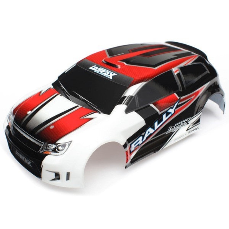 Traxxas 7515 – Body Latrax Rally Red (Painted)/ Decals